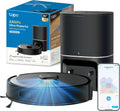 Tapo RV30 Robot aspirapolvere, Doppia Navigazione LiDAR +IMU, Max Plus Lavapavimenti con Mappatura 5300 Pa, Svuotamento Automatico Polvere 3 L