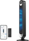DREO 12H Ventilatori a torre, Ventilatori a Colonna Silenzioso con Telecomando, Timer, Compatibile con Alexa, Potente 8,53m, 9 Velocità, 4 Modalità