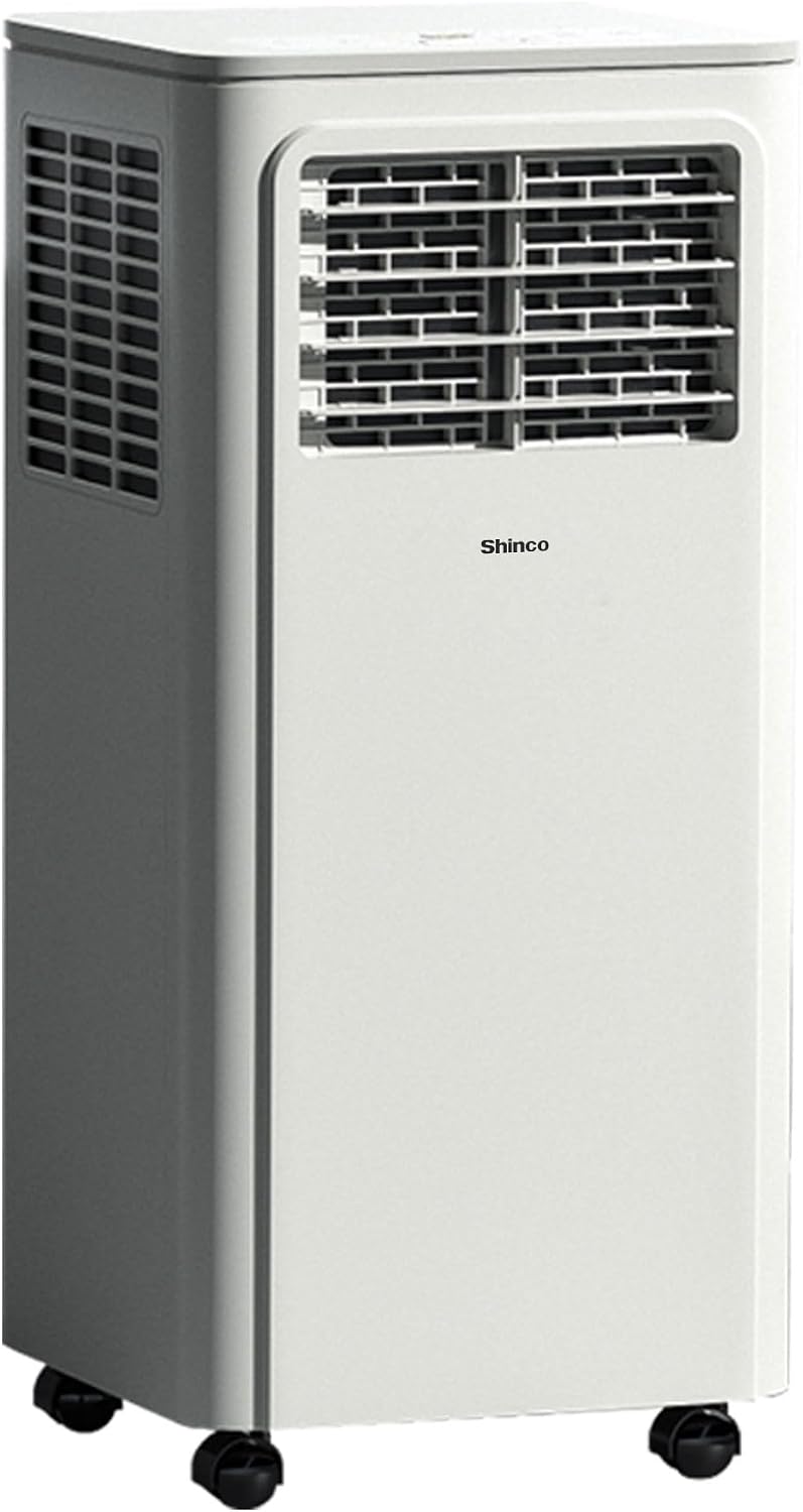Shinco 3-IN-1 Condizionatore portatile, Climatizzatore mobile, raffreddamento, ventilazione e deumidificazione