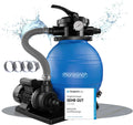 Monzana Pompe, ® Filtro per Piscina a 7 vie 10.200 L