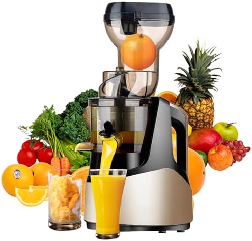 Generic Estrattori succo albero singolo masticatori, potenza 200 W, Spremiagrumi a freddo, macchina a masticazione lenta, facile da pulire