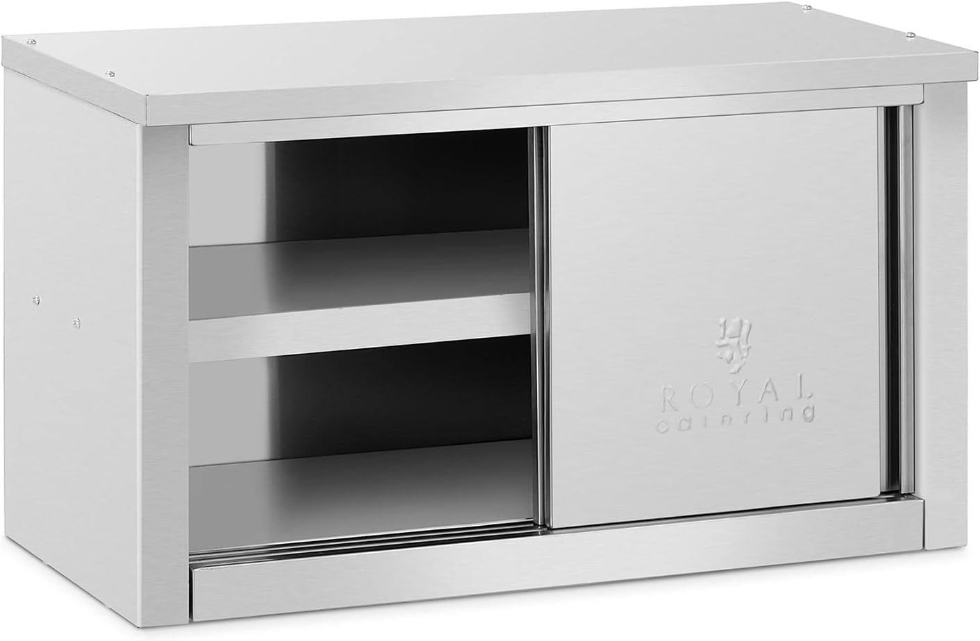 Mobili a muro, capacità di carico per scomparto 60 kg, 50-C - Armadietto pensile 900 x 400 x 500 mm, 2 ante scorrevoli), Royal Catering RCAT-90