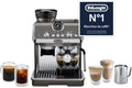Macchina da caffè automatica, Montalatte Manuale My Latte Art, Controllo Temperatura, Titanio, Incluso Kit da Barista, De'Longhi EC9255