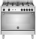 Cucine a libera installazione, Cucina a gas, n° 5 fuochi, forno a gas, Coperchio non Incluso, La Germania AMN965GXV