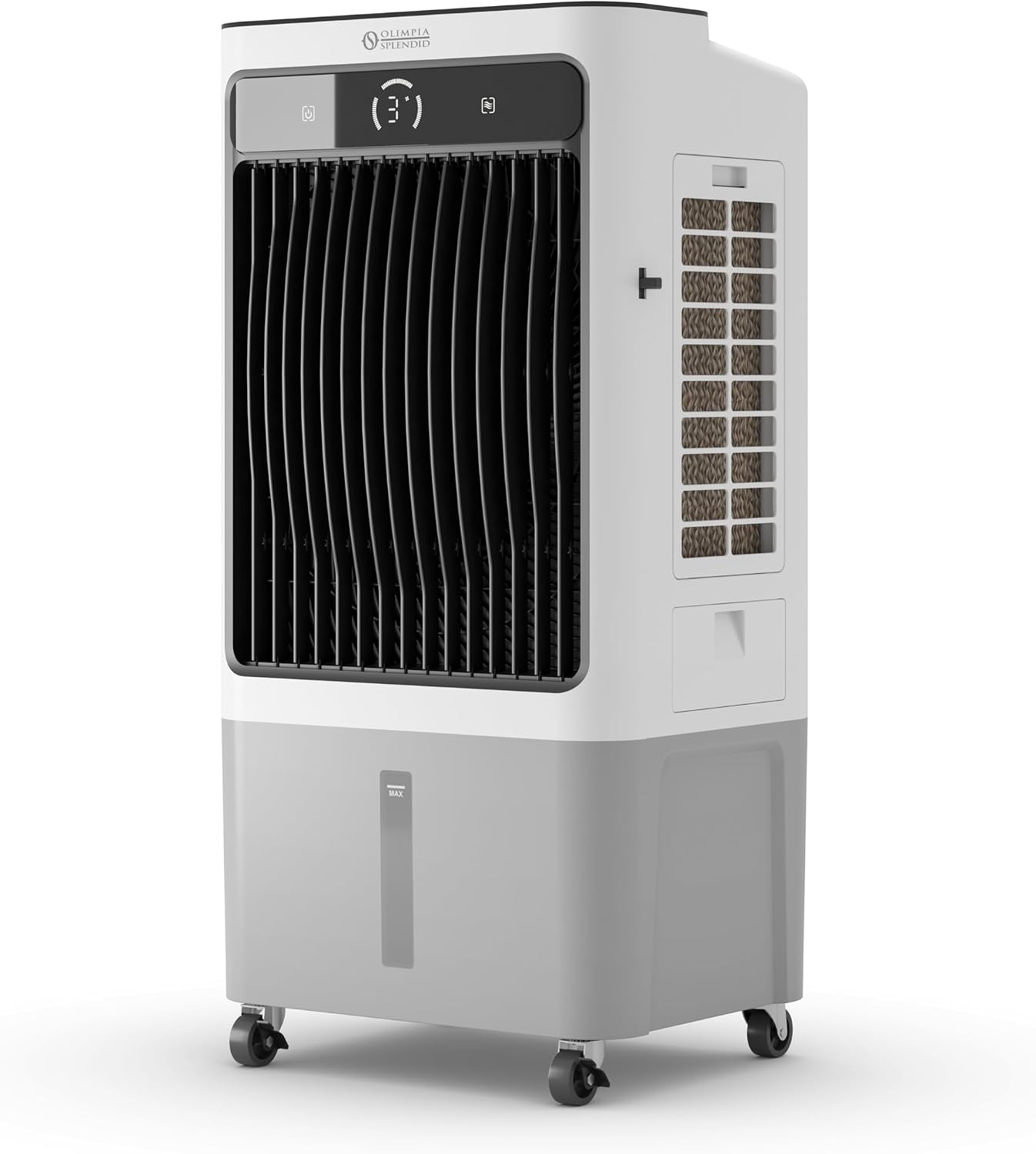 Condizionatori a evaporazione, 40 Litri, Peler 40 Raffrescatore Evaporativo, Purificatore d'Aria con Pannello Evaporativo, Olimpia Splendid