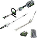 Ego MHCC1002E Tagliasiepi, Power+ Set di attrezzi multifunzione + kit (grigio, nero) – Set di attrezzi da giardino – funzionamento a batteria