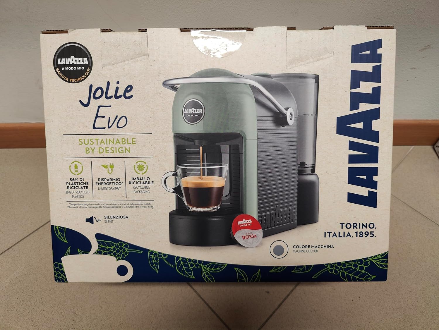 Macchina da caffè, A MODO MIO JOLIE EVO (GREY) () - Macchina per caffè ESPRESSO A CAPSULE, Lavazza LM860