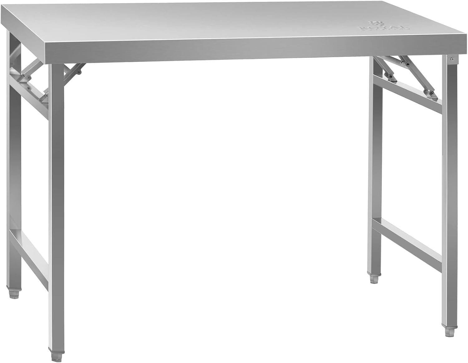 Royal Catering RCAT-120 Tavoli da sala da pranzo, 70KE (70 x 120 cm, 215 kg, Tavolo Acciaio Pieghevole Tavolo Inox, Acciaio Inox)
