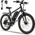 Bici elettriche, 27,5', 26' Fat Tire 7 Velocità Bicicletta Elettrica da 36V13 Ah, Bici Elettrica uomo, Pendolarismo in città & MTB, HITWAY BK15PRO