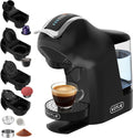 Macchina da caffè, per Nespresso, per Dolce Gusto, a capsule, capsule A Modo Mio, con volume e temperatura dell'acqua regolabili (), KOTLIE EM-308B