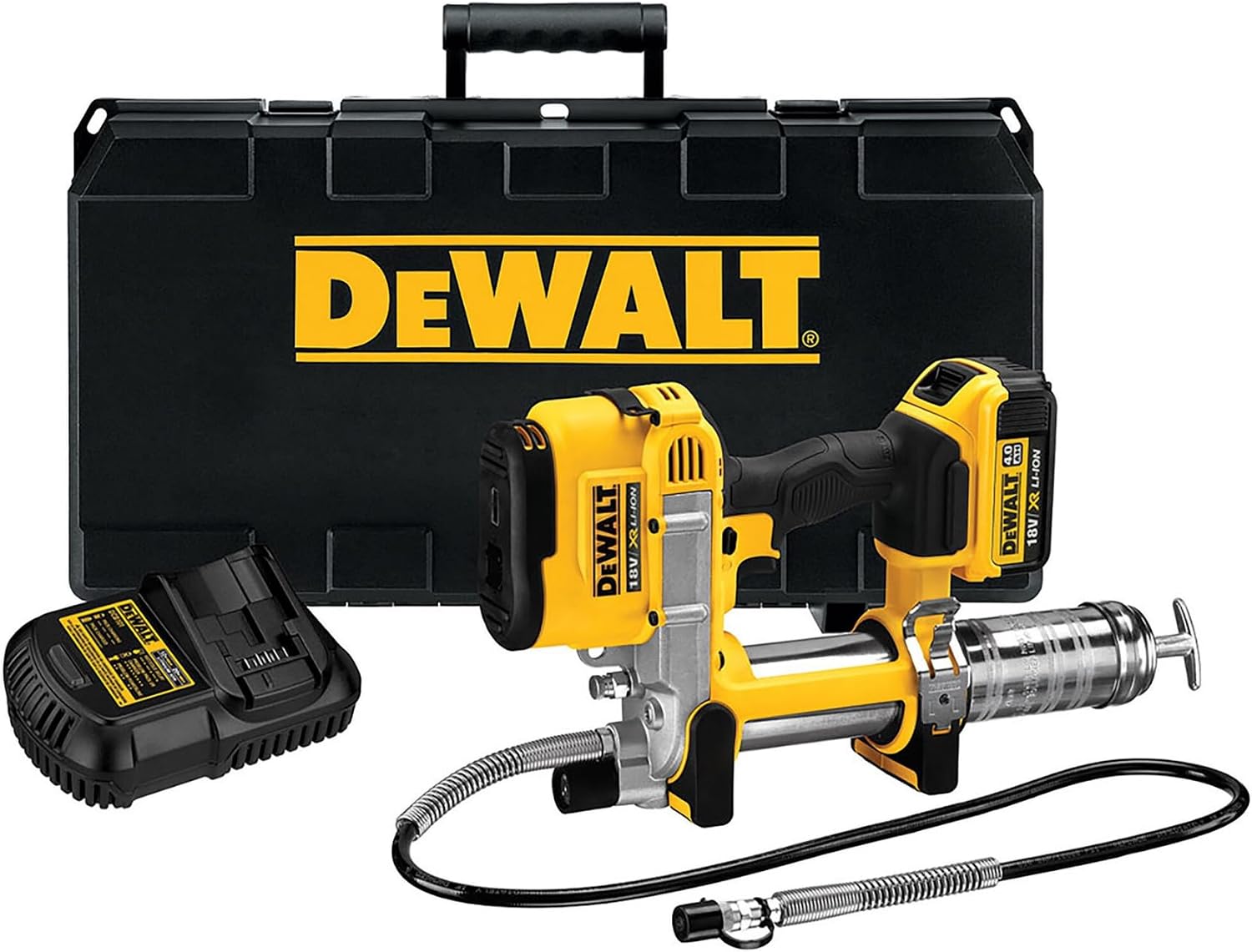 Trapani avvitatori, 18 V Ingrassatore, DEWALT DCGG571M1-QW