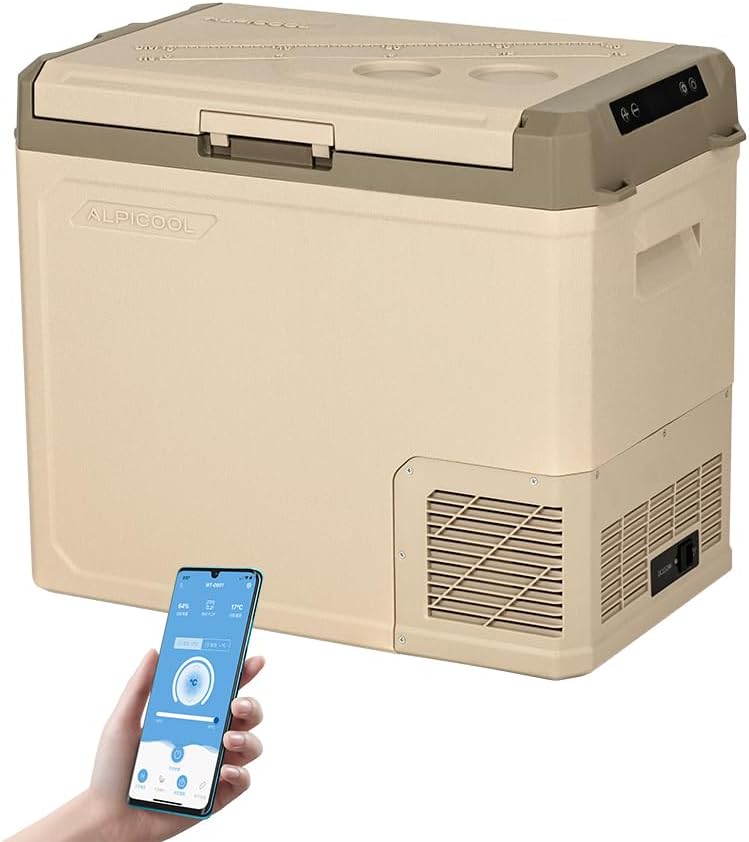 Frigoriferi, AC Mini Frigo per Viaggio, Campeggio Uso Esterno, da -20°C a 20°C, Picnic, Alpicool GE50