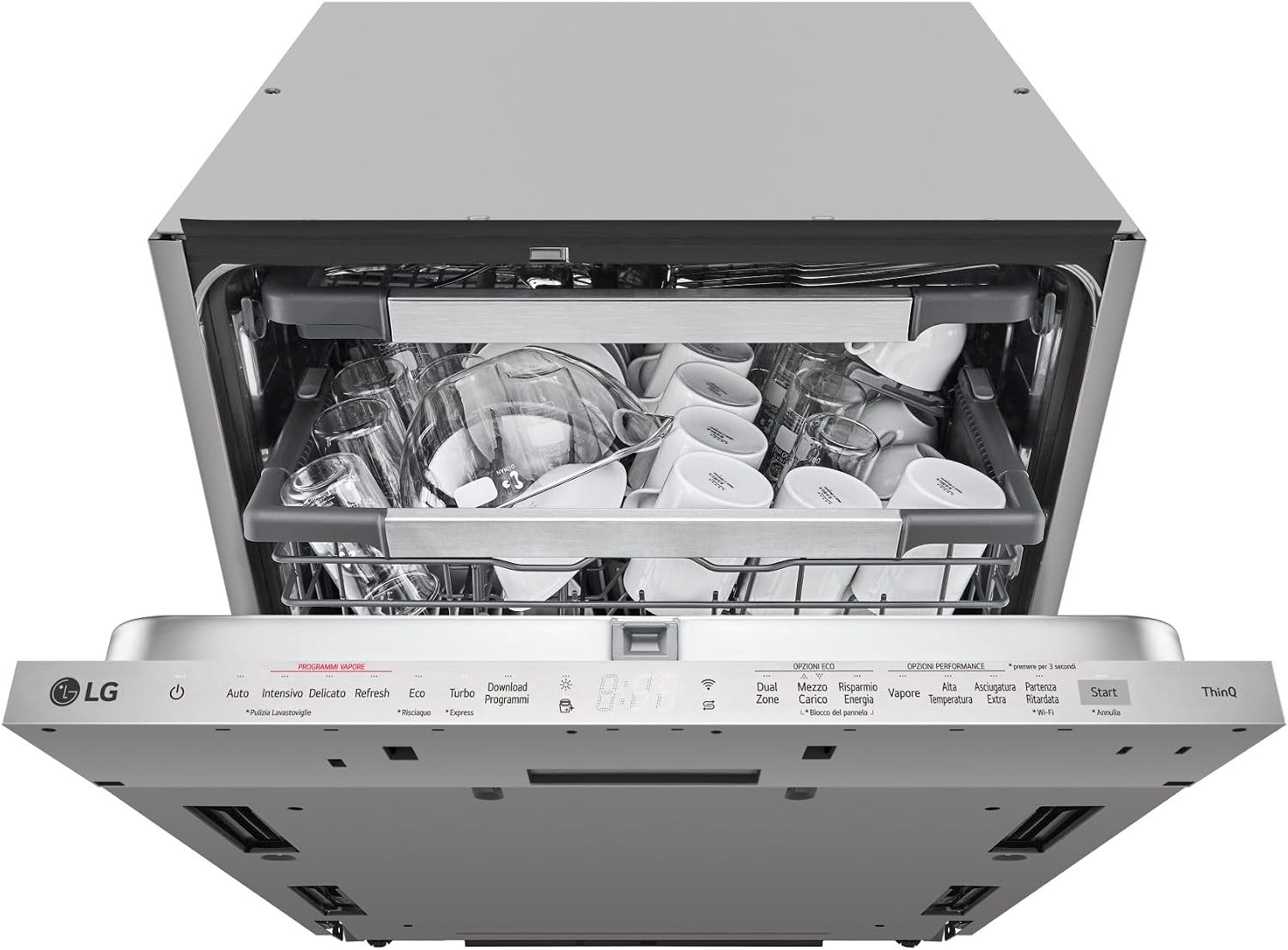 Lavastoviglie, 14 Coperti, da Incasso, Scomparsa Totale, Classe energetica A, LG DB597TXS