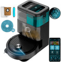 Robot aspirapolvere, Lavapavimenti con Mappatura Conga 15090 SpinArm Home&Wash. 8000 Pa, Mopas Elevabili, APP Bluetooth, WiFi, Carpet Care, Cecotec