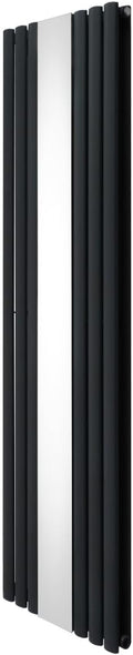 Radiatori, 1800 mm x 500 mm, Radiatore a pannello ovale con specchio, design moderno, doppia colonna, spazzola, Monster Shop