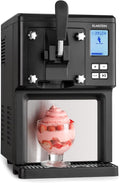 Macchine del gelato, funzione di mantenimento in freddo, 1,5 litri, timer digitale, nera, senza pre-congelamento, KLARSTEIN