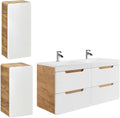 Vente-unique L120 Set arredo bagno