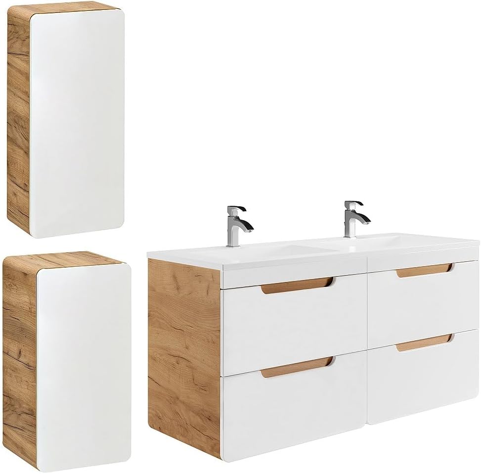 Vente-unique L120 Set arredo bagno