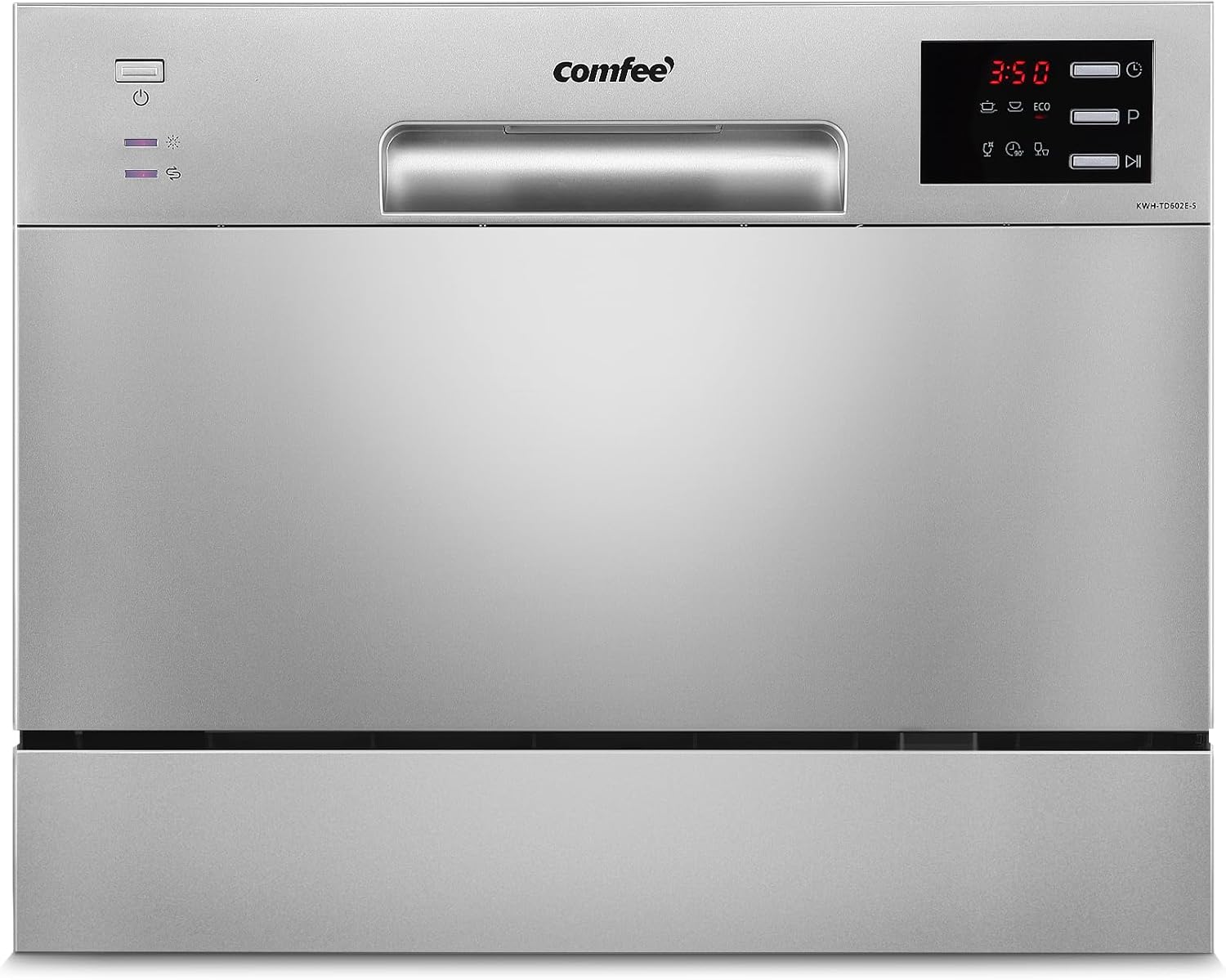 Lavastoviglie, compatta da tavolo Mini con 6 coperti, 6 programmi, display a LED, COMFEE' TD602E-S