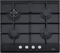 Franke Piano cottura, Vetro, 1000 W, 1750 W), FHNG 604 4G TC BK C Incasso Gas Nero - a gas