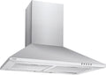 Cappe a muro, acciaio inossidabile, cappa aspirante 70 cm, 305 M3, 62 dB, filtri al carbonio, illuminazione a LED, classe C, CANDY CCE117