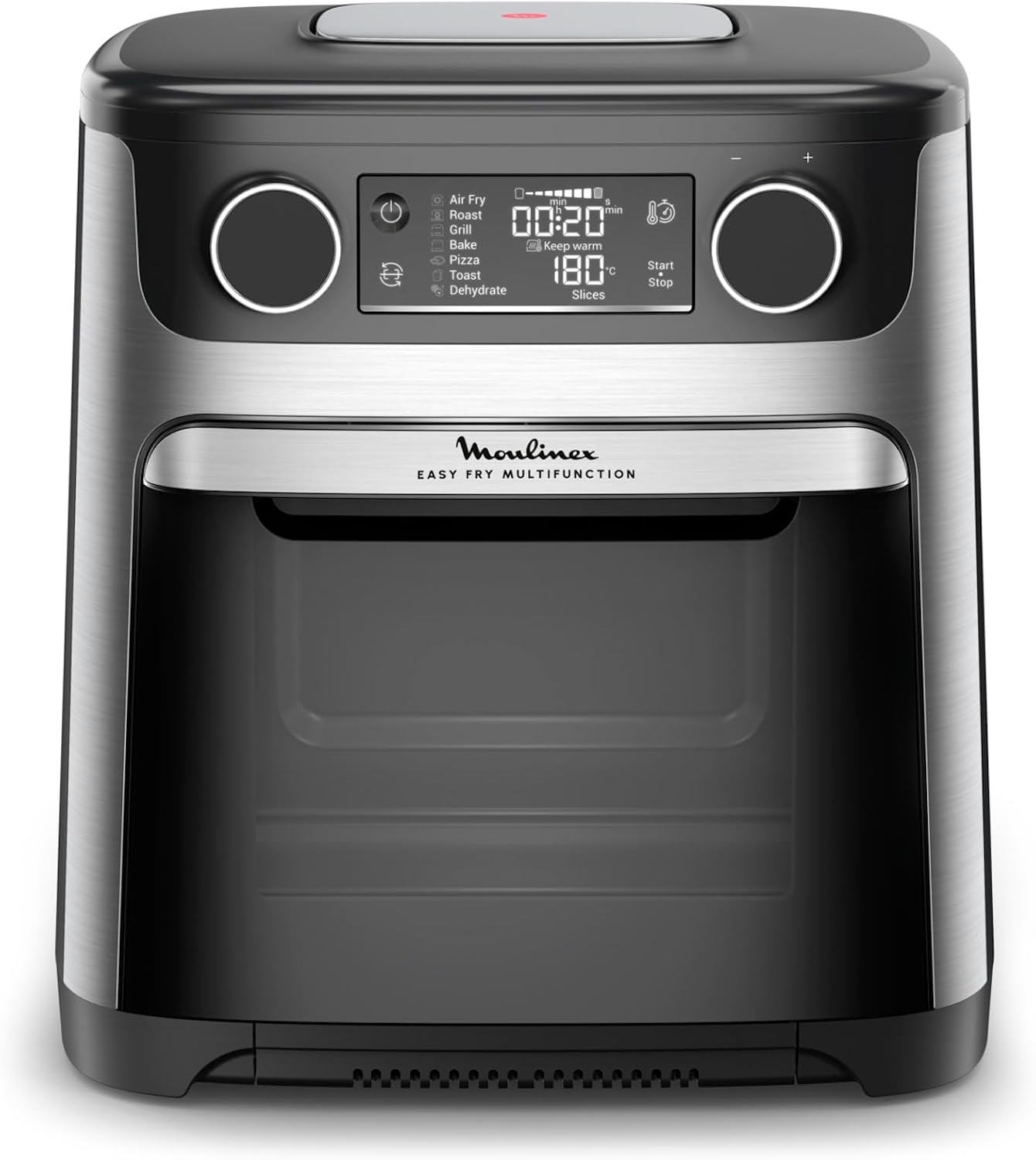 Friggitrice ad aria, 1.5 kg per 6 Persone, Versatile 15 L, 10 Programmi di Cottura, Easy Fry Multifunction, Tecnologia Extra-Crisp, Moulinex AL556D