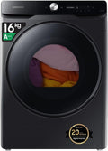 Samsung DV16DG8600BVU3 Asciugatrice, 16 kg, Pompa di Calore, Wifi, AI Dry, Programma Igienizzante, Carica Frontale