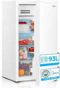 Mini frigorifero, per casa e ufficio, mini bar silenzioso per roulotte e campeggio con zona fredda 0°, compatto da 93 L, Midea