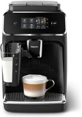 PHILIPS EP2231 Macchina da caffè automatica, 2200 Series - Montalatte LatteGo, 3 Bevande, 40), Display Touch Intuitivo, Nero Lucido (