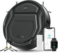Robot aspirapolvere, Auto 120 Minuti, Potenza 2200 Pa, Ultra Sottile 7.8 cm, Controllo Wi-Fi, APP, Alexa, Nero, Senza Grovigli, Lefant M210P