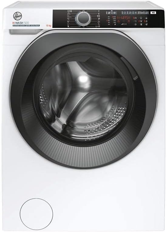 Hoover 500H-WASH Lavatrice, HWE 413AMBS, 1-S 13 kg Centrifuga 1400 Giri, min Motore inverter Funzione Vapore Classe energetica A