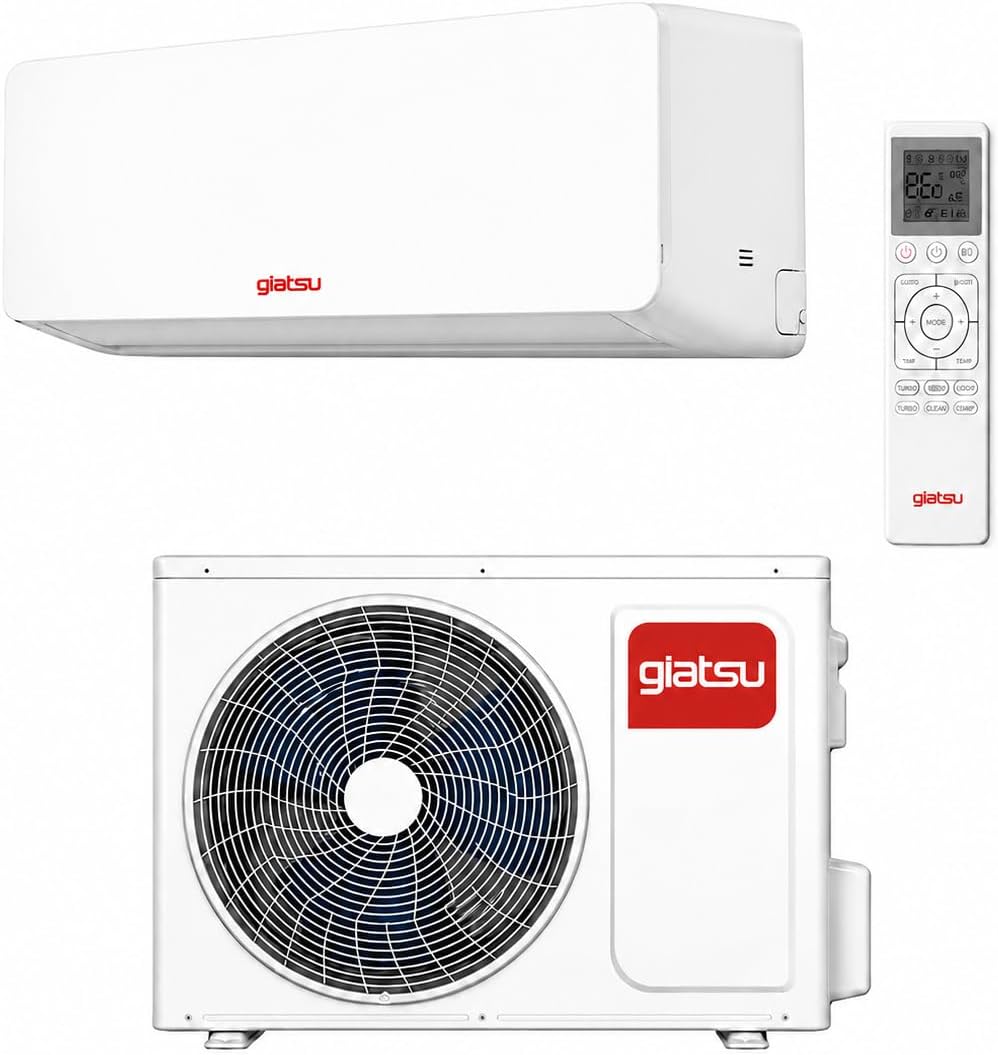 Climatizzatore split, Condizionatore 12000 BTU Inverter – Climatizzatore Silenzioso Caldo, Freddo ad Alta Efficienza, Generico R32