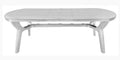 GBSHOP Tavoli standard, resina 180, 230 cm + OMAGGIO, Tavolo da giardino allungabile in plastica, Con omaggio incluso