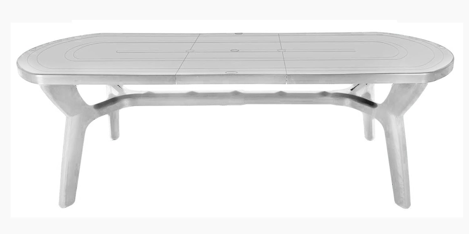GBSHOP Tavoli standard, resina 180, 230 cm + OMAGGIO, Tavolo da giardino allungabile in plastica, Con omaggio incluso