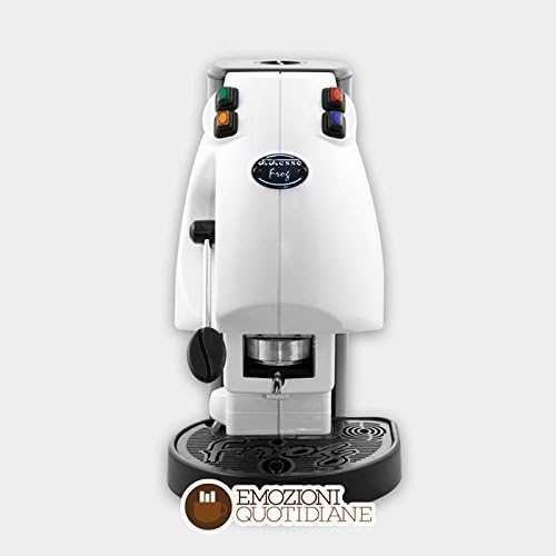 Didiesse 220-120V Macchina da caffè, MACCHINA CAFFE A CIALDE IN CARTA ESE 44 mm DIESSE FROG COLORE BIANCA