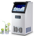CREWORKS Macchine per cubetti di ghiaccio, Caffetteria (36 PCS), Ufficio, Ristorante, Bar, Macchina per Cubetti di Ghiaccio Commerciale 59 kg