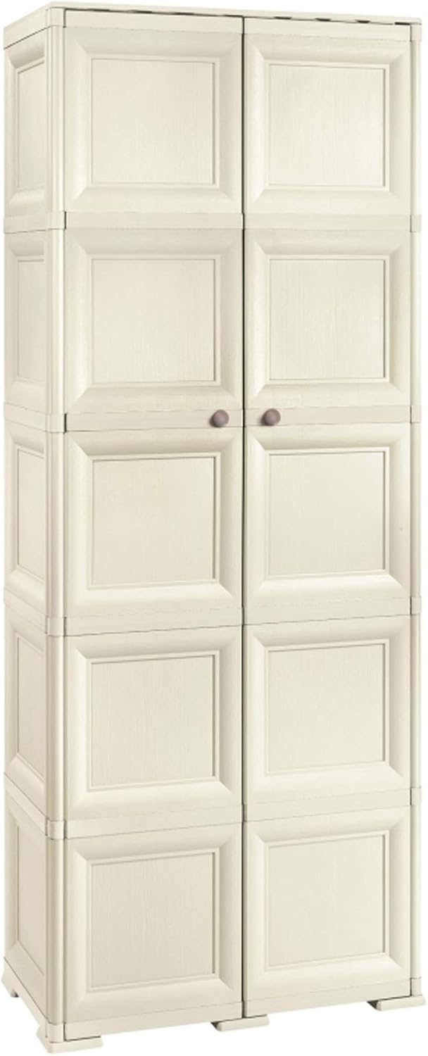 Tontarelli Armadio, angora, 79 x 43 x 203 centimeters