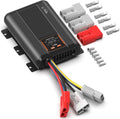 Litime 40A Caricabatterie, AGM e Calcio da 12 V, Piombo Acido, SLA, Gel, 12 V DC a DC per Batterie al Litio, Rapido Caricatore