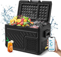 Generic Frigoriferi, capacità 26 Qt, con controllo tramite app, display LCD, Frigorifero portatile con congelatore a doppia zona per auto
