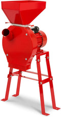 Macinini, Mulino elettrico per cereali con potente motore da 1100 watt, frantumatore per cereali, portata 240 kg, quattro setacci e base, EBERTH